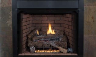 Vent Free Gas Log Fireplace